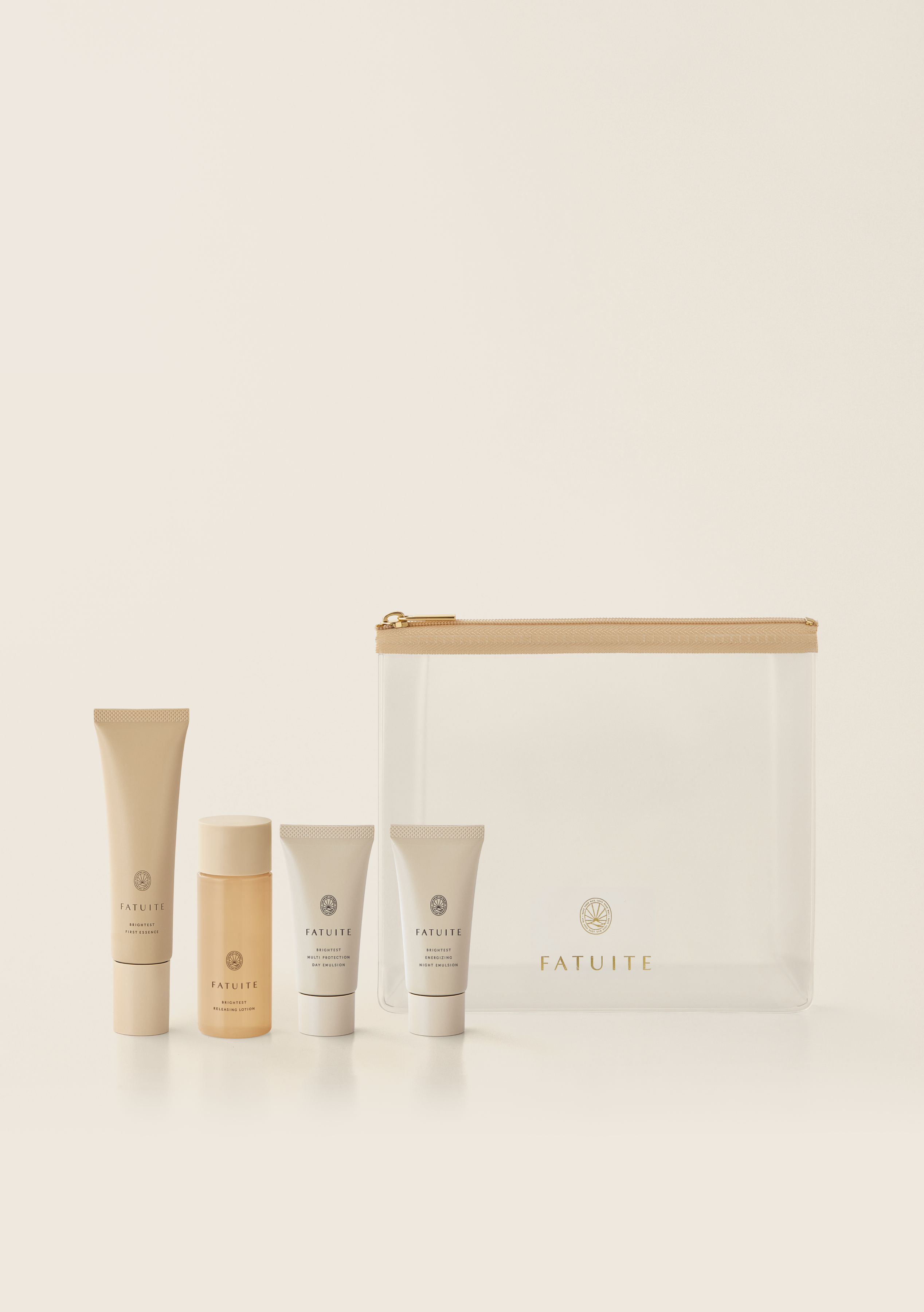 Brightest Travel Kit (Cream)